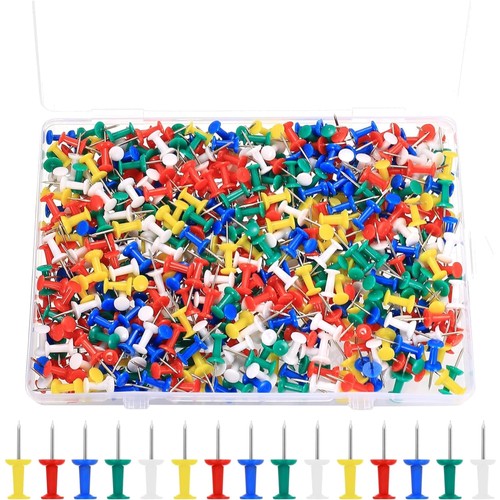 600 bunte pinnadeln - 600,