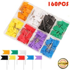 160tlg Bunt Fahne Reißnägel