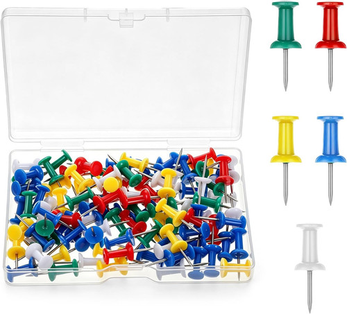 100 stück pinnadeln - 100, bunte