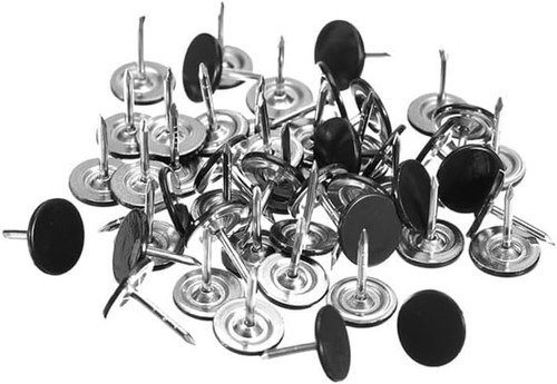 Reißnägel schwarz 100 stück - 100,