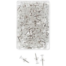 100 Pinnwandnadeln klar