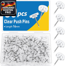 Reißzwecken transparent 16mm