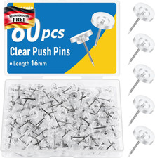 Reißzwecken transparent 16mm