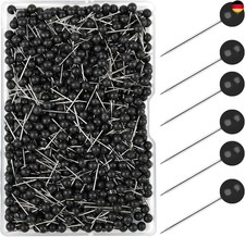 600 Stück Pinnadeln, Schwarz